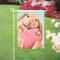 Bunny with Heart Pillow Valentine Garden Flag 2 Sided